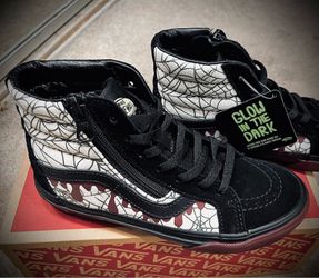 New Halloween Vans Shoes Youth Size 1