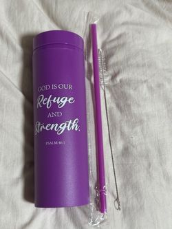 16 ounce Tumblr with Bible verse