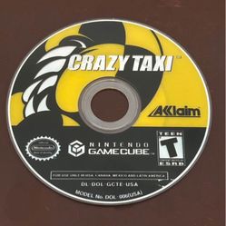 “Crazy Taxi” 2001 GameCube: Disc ONLY! NM/M!!!😎