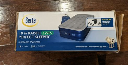 Serta twin inflatable mattress