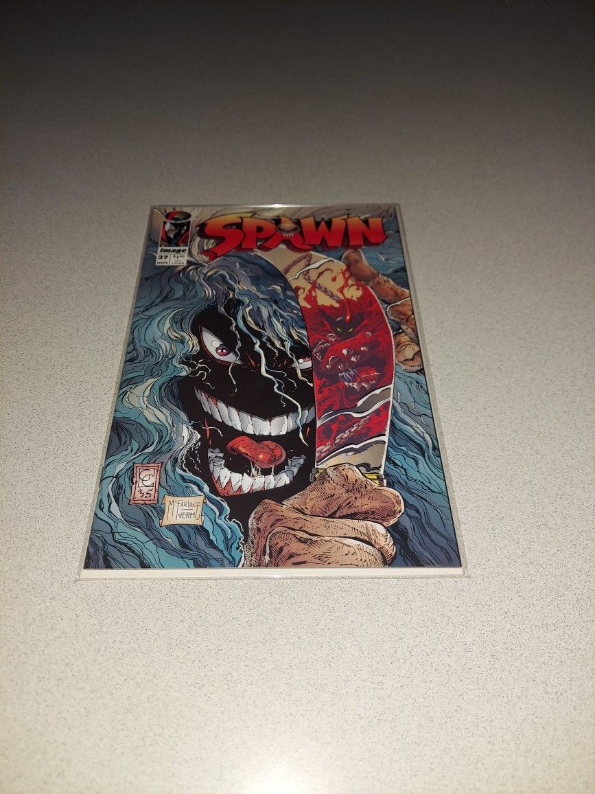 1995 SPAWN #37 COMIC BAGGED AND BOARDED