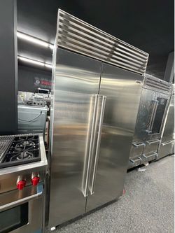 Sub Zero stainless steel side by side Built in 42” Refrigerator