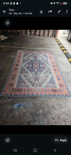 7'x10' Buttercup Diamond Vintage Persian Woven Rug SHOWROOM ITEM