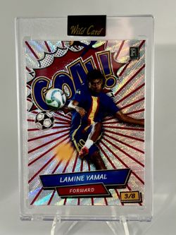 Lamine Yamal Rookie Card 3 of 8 - Wild Card - Sealed