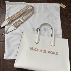 Micheal Kors Mirella Medium Leather Tote