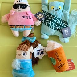 Brand New With Tags Bark Box Dog Toy (set Of 4)