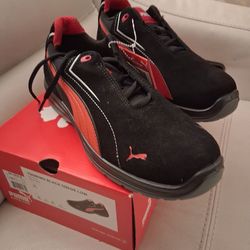 PUMA Black  and  Red 10.5