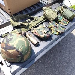 Army Lot Brand New Kevlar Helmet Plus Extras