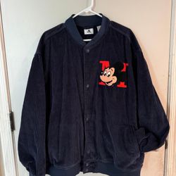 Mickey Mouse Corduroy Bomber Jacket