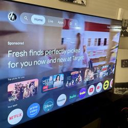75” Hisense 4K Smart TV (Google TV) – Like New – Priced to Sell