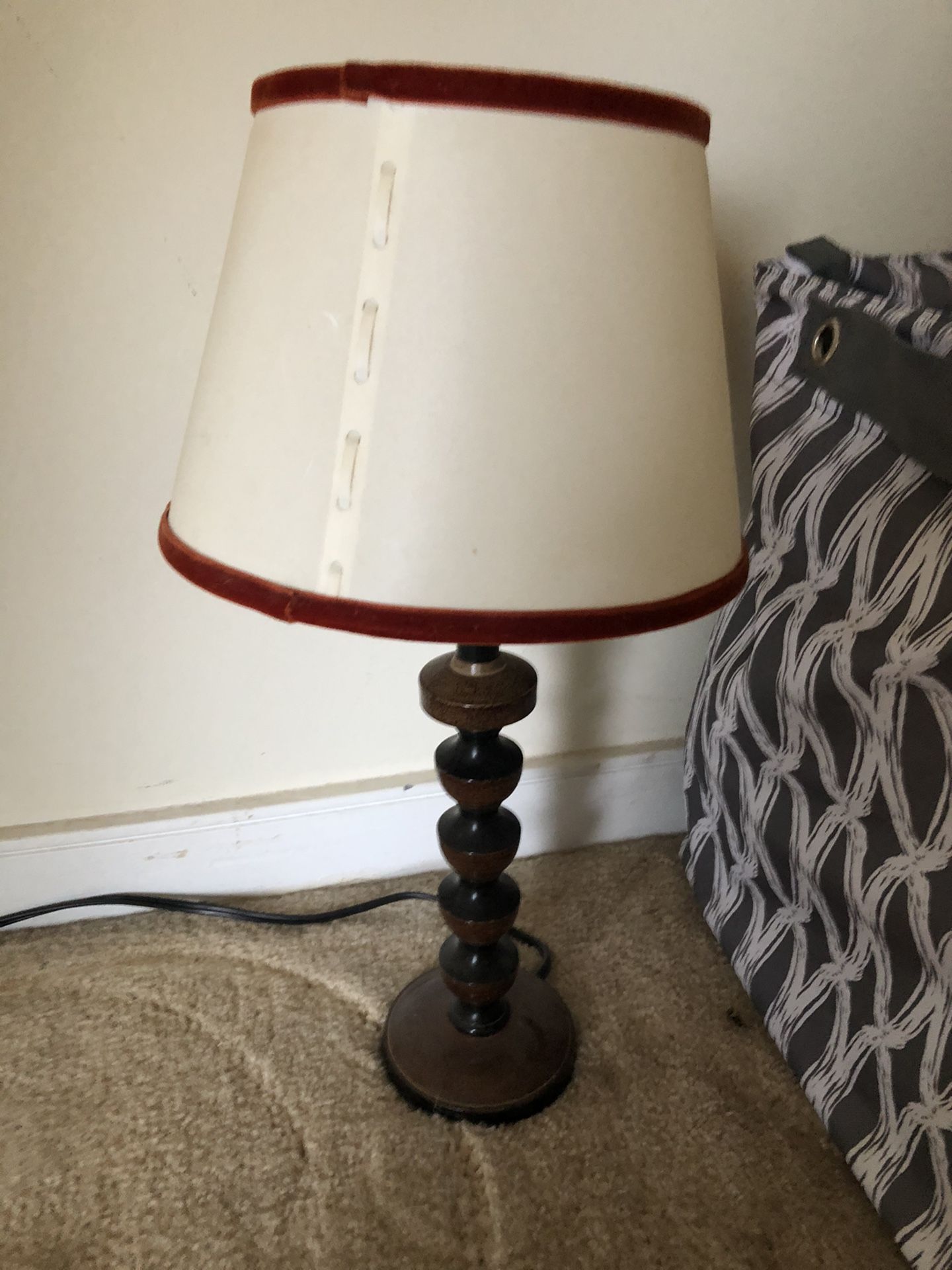 Table lamp with shade