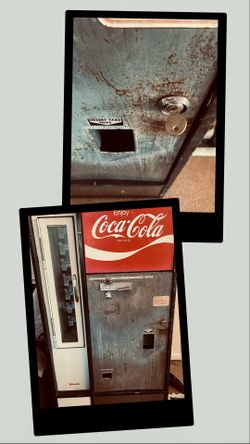 Antique Coca Cola vending machine