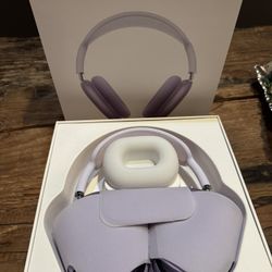 Purple Bluetooth Headphones 