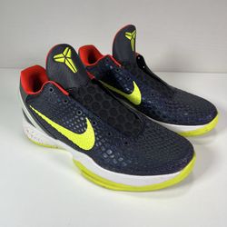 Nike Zoom Kobe 6 Supreme Chaos 2011 446442-500 Black Green Mens Size 11