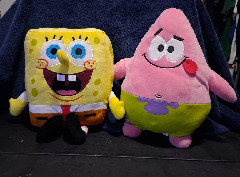 SpongeBob And Patrick Plushies