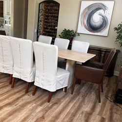 Set Of Pottery Barn Dining Chairs 