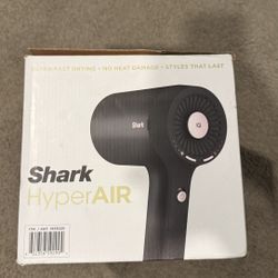 NEW shark Hyper Air Hair Dryer Open Box But Never Used 