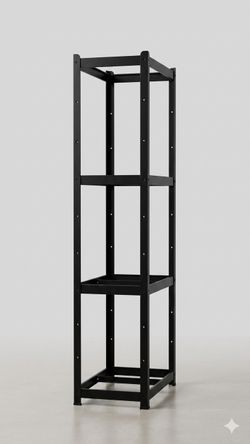 IKEA BROR Heavy Duty Metal Shelving Frame (FRAME ONLY - NO SHELVES)