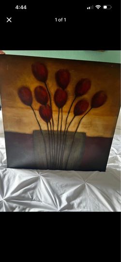 Abstract Floral Canvas Wall Art