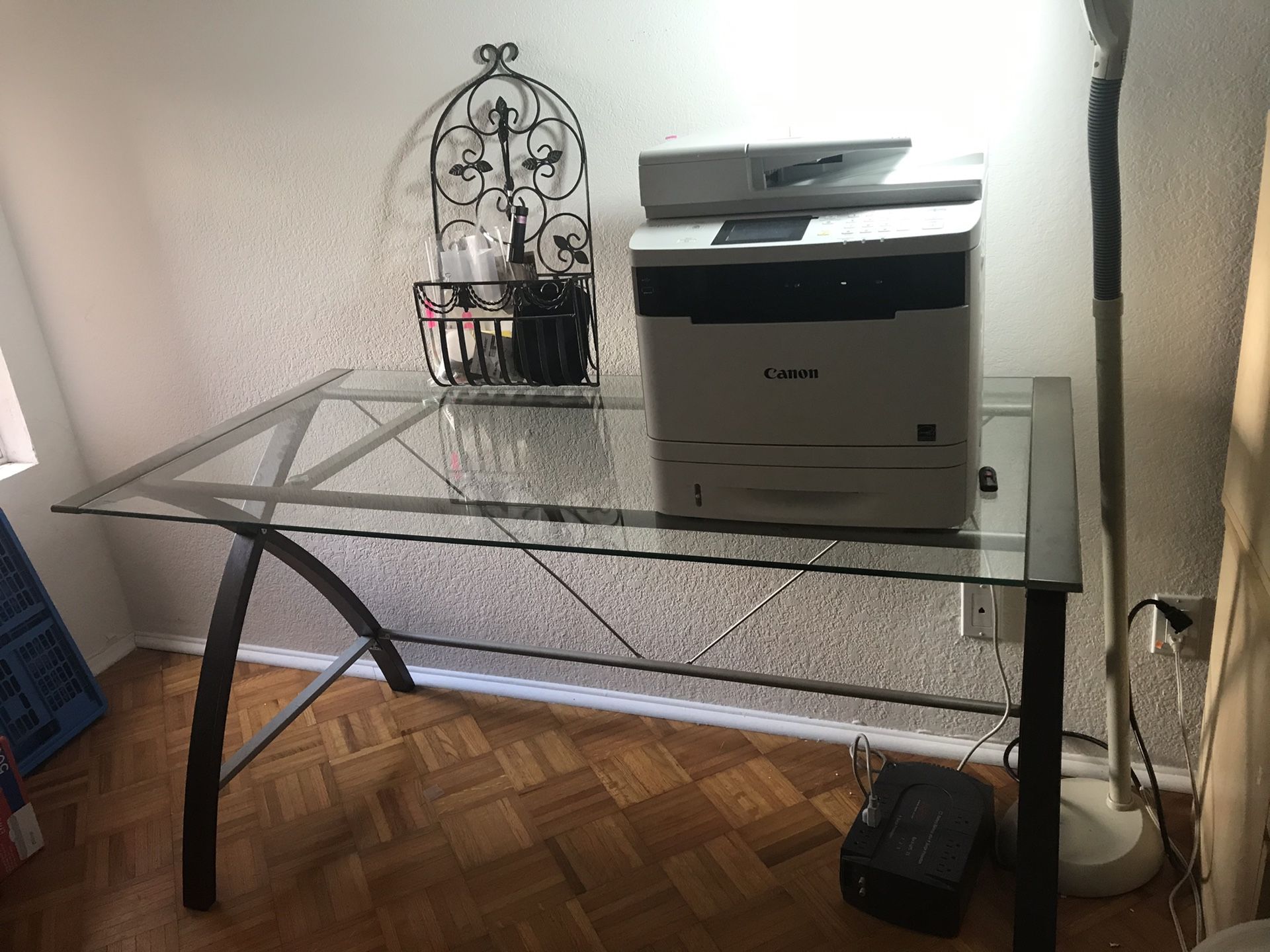 Beautiful Glass Desk priced to sell!