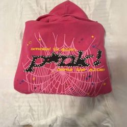 Sp5der Pink Hoodie