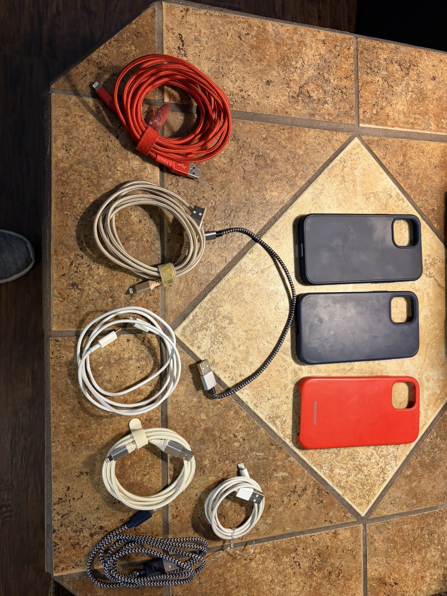 I-Phone 12 Cases and Charging Cords