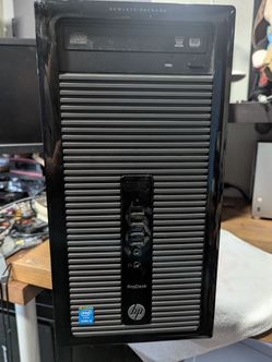 HP ProDesk 400 i7, 16GB RAM, GTX 1650 4GB, 256GB SSD.