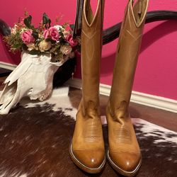Lucchese Kiera Leather Women’s Cowboy Boots Sz 8