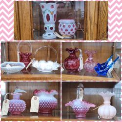 15% OFF SALE! Gorgeous Fenton & Czech Glass @ Antique Paradise Booth D40 in Norman (priced individually)