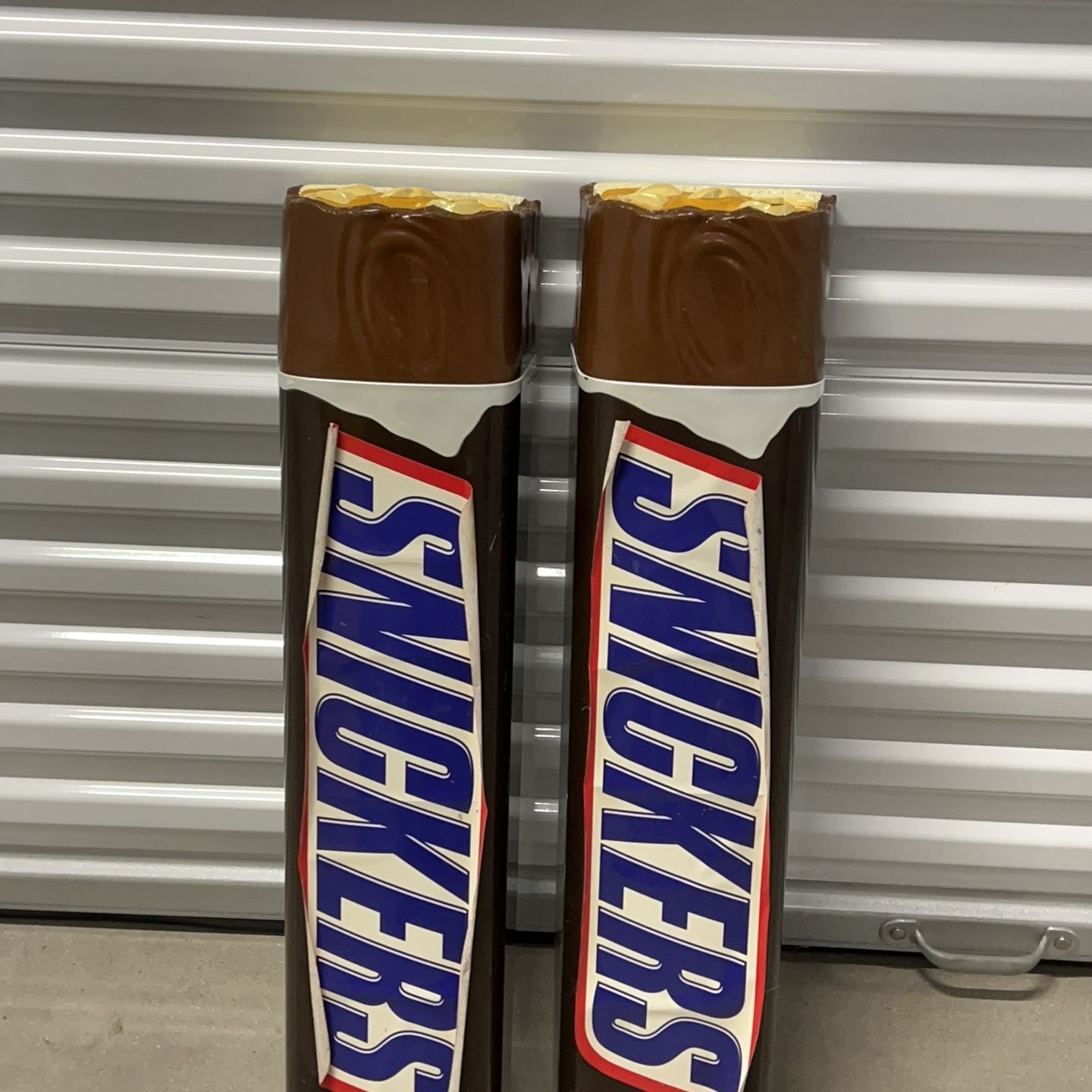 Vintage Snickers Candy Bar Plastic Store Display Sign for Sale in