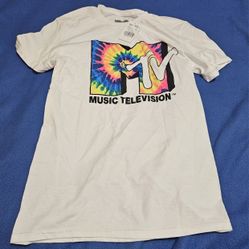 Brand New MTV Tie Dye Blast Logo T-shirt, Men's Small
