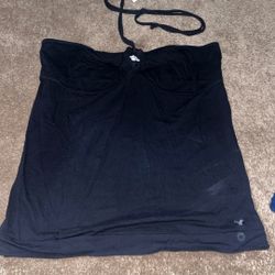 Black American Eagle Halter Top Size XL