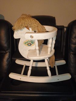 1986 cabbage patch kids collectible rocking horse