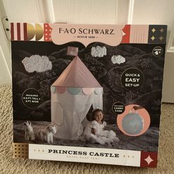 NEW - FAO Schwarz Princess Castle Royal Play Tent