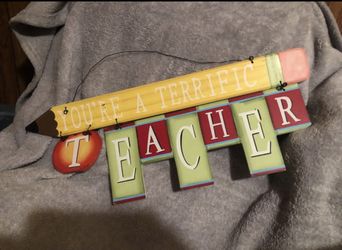 Teacher Novelty Sign