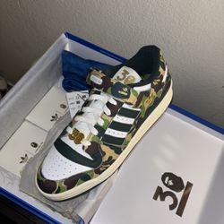 Adidas 2023 Bape x Forum Low 84 ‘ 30th Anniversary 