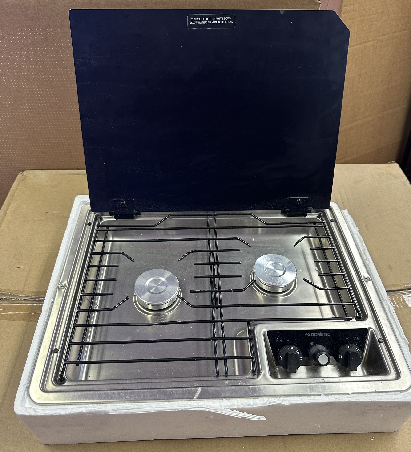 Dometic 2 Burner Drop-in RV Cooktop