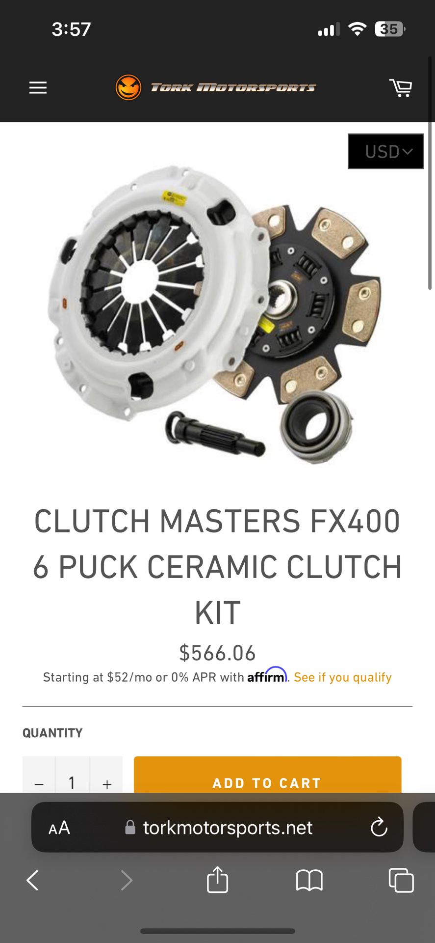Tork Motorsport Clutch Kit And Flywheel 