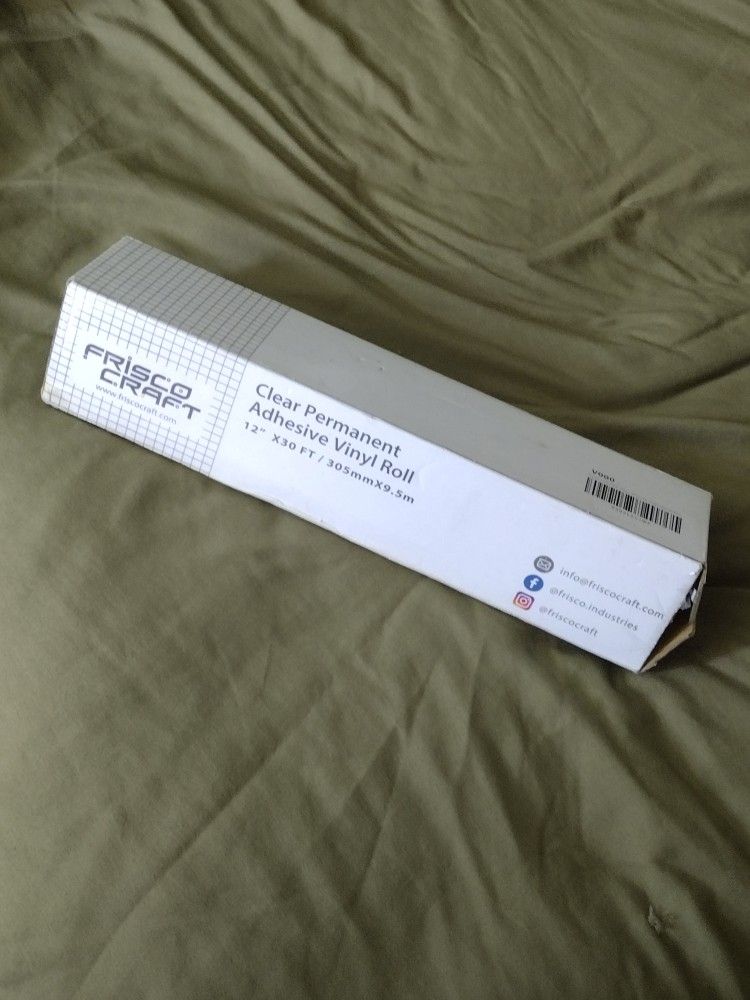 Frisco Craft Clear Permanent Adhesive Vinyl Roll