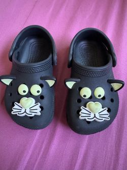 Crocs Classic Clogs with a Cat face