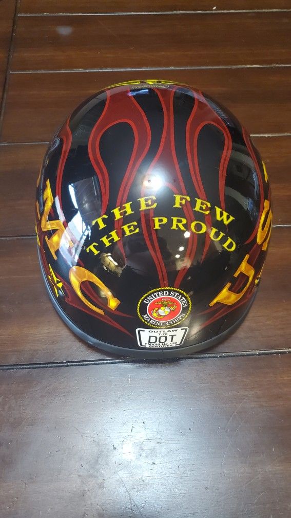 U.S. Marines Motorcycle Helmet