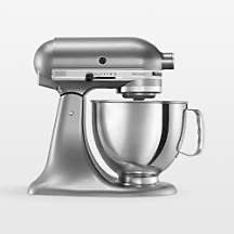 KitchenAid 5 Quart Artisan Stand Mixer- Silver Metallic