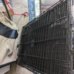 Dog Crate - Heavy Duty Metal And Light-Weight Canvas
