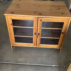 Glass Floor Cabinet