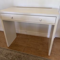 White desk