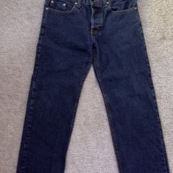 Levi’s 501 Original Fit Jeans Dark Wash W30 L32 Vintage 