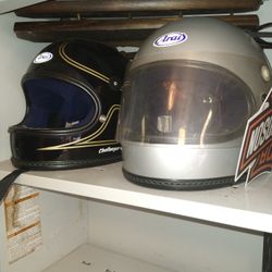 Vintage Arai Racing Helmets 