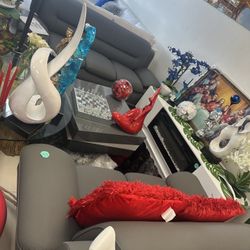 Vendo Sofa En Liquidación Set 2 Piezas Nuevos  Silver 