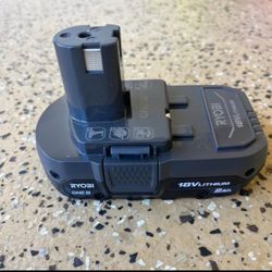 RYOBI ONE+ 18V 2.0 Ah Lithium-Ion Battery