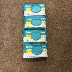 Never opened pampers wipes 